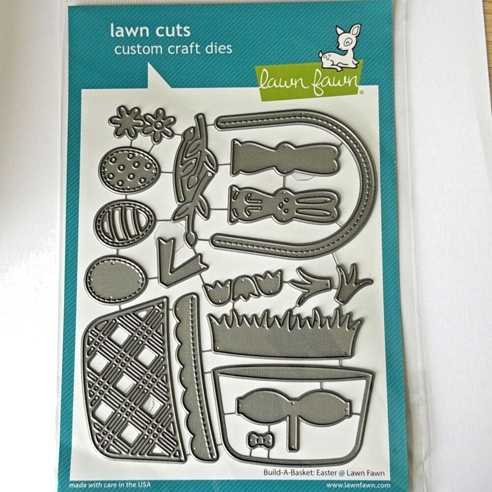 NEW Lawn Fawn Lawn Cuts Build-A-Basket Easter basket dies LF2522